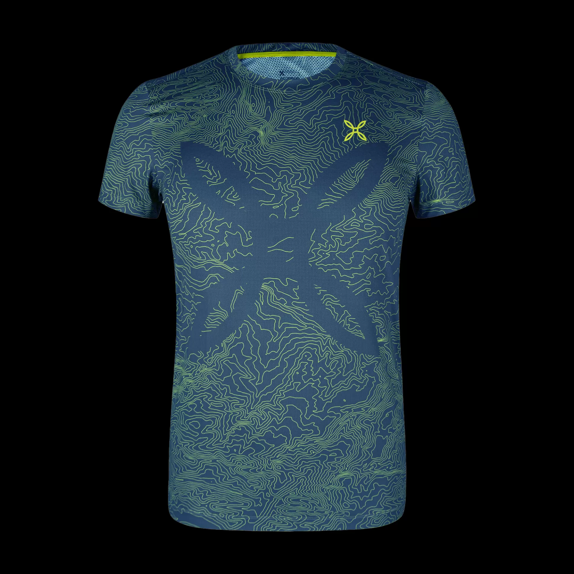 Hot TOPOGRAPHIC SUBLIME T-... Uomo Trail running | Magliette e camicie